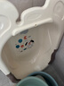 日康（rikang） 浴盆 婴儿洗澡盆婴儿浴盆 加大加厚带浴床适用0-6岁 米色 3626 实拍图