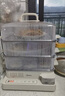 美的（Midea） 国家补贴 电蒸锅炖蒸煮一体自动断电 蒸锅透明可视 家用早餐蒸汽锅 蒸包子馒头不锈钢蒸架电锅 22L 【三层不锈钢蒸架】 ZGC322301 实拍图