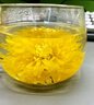 茗愿菊花茶【买2件=发4罐共约360朵】金丝皇菊胎贡菊花特茶级花草茶叶 【买2送2共360朵再送杯】 【泡开约6-8cm】30克 实拍图