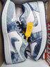 耐克NIKE缓震篮球鞋男乔丹AJ1 JORDAN1运动鞋 CZ8455-100牛仔蓝40.5 实拍图