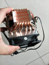 冰度6铜管CPU散热器风冷cpu风扇静音1700/201151/X99X79通用扣具AM4 无光(双风扇3线定速)6管 实拍图