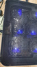 酷睿冰尊（ICE COOREL）A9 黑色笔记本散热器（电脑桌支架/笔记本散热架/散热垫/可调速/17英寸以下） 实拍图