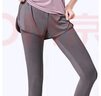骆驼（CAMEL）弹力健身服女瑜伽运动训练两件套装 Y8S1QL8628-1 杜若紫 L 实拍图