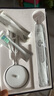 飞利浦（PHILIPS）【肖战推荐】电动牙刷钻石3系 生日礼物 成人情侣款送男生/女友 微泡水流 HX5181/01皓月白 实拍图