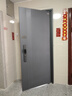 挺固加厚甲级防盗门入户门+防撬防爆安全门子母门+防火岩棉填充＋智能锁人脸识别 氟碳灰 2250*960【单门，开向可选】 机械锁 实拍图
