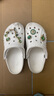 卡骆驰crocs洞洞鞋贝雅男鞋女鞋轻便耐磨一脚蹬拖鞋休闲鞋|10126 白-100 37 /38(230mm) 实拍图