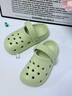 朴西儿童洞洞鞋女男童夏季防滑家用薄荷曼波  26-27 （190mm） 实拍图