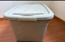 箱居塑料收纳箱大号衣物整理箱搬家箱储物箱带轮特大号玩具被子打包箱 2只装60#【38*27*20】 实拍图