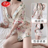 浪莎 性感情趣内衣女 制服诱惑日式和服免脱极污度诱惑外袍腰带女角色扮演浪漫时尚印花家居服浴袍情趣用品 实拍图