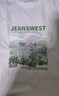 真维斯（Jeanswest）女童夏季套装2026新款女大童短袖T恤两件套儿童花苞短裤夏装衣服 【纯棉100%】白绿/J荷叶猫 130 实拍图