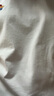 bosie【小花人系列】夏季新款短袖T恤男女情侣刺绣基础简约圆领上衣 白色 S 实拍图