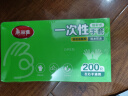 美丽雅一次性手套加厚200只食品用塑料洗碗儿童家务餐饮烘培厨房手套 实拍图