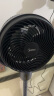 美的（Midea）【变频轻音】99%抑菌空气循环扇家用遥控电风扇四季净化扇轻音落地扇桌面小风扇大风力风扇GDG24ZR 实拍图