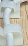 毕亚兹 线卡理线器 内径8mm自粘扁平线固定器走线神器网线电线卡扣 桌面收纳线扣线卡子100个装 实拍图