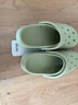朴西多巴胺情侣洞洞鞋女款夏季外穿2025新款踩屎感沙滩防滑包头凉鞋女 曼波绿+煤球鞋花 37-38 实拍图