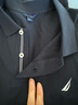 诺帝卡（NAUTICA）男装春夏新款商务休闲舒适亲肤棉氨透气短袖POLO男 藏青4NV L 实拍图