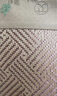 雅鹿艾草藤席凉席冰丝席1.5m床天然纯藤夏季婴儿可用宿舍单人软席子 艾草藤席-条纹花 90x195cm凉席两件套 实拍图