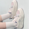 FILAFUSION 斐乐潮牌女鞋【章昊同款】帆布鞋2025新款女运动鞋滑板鞋 奶白/寂静粉-GH 37.5 实拍图
