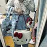 COSMICKISShello kitty女包帆布包手提袋手提包女包手提袋帆布包女大容量 【帆布包（无挂件）】32*36CM 实拍图