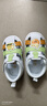江博士夏季男童百搭卡通步前鞋 宝宝学步可爱幼儿童包头凉鞋 米/绿/橙 19 码 脚长约10.9-11.5 实拍图