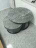 柏莱帝尼（Bolatine）实木茶几客厅岩板轻奢小户型可伸缩圆形茶几桌 黑架灰柜【80阿玛尼+60阿玛尼】 实拍图