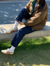 Onitsuka Tiger鬼塚虎板鞋男女复古德训鞋运动休闲男女鞋 TOKUTEN 1183A862 米白色 38 实拍图