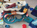 奥智嘉儿童玩具男孩3层汽车大楼闯关轨道车停车场恐龙盘山公路生日礼物 实拍图