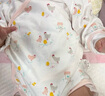 babylove婴儿包屁衣夏季薄款纯棉三角哈衣爬服新生儿宝宝衣服四季款 小鸡出壳2件装(夏薄款) 80cm 实拍图