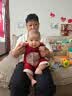 优奇婴儿衣服男宝宝夏季薄款无袖连体衣满月服喜庆男童周岁拍照礼服 实拍图