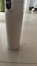 京东京造 保温杯 水杯男女 316不锈钢学生礼物送老师【一键弹盖】白480ml 实拍图