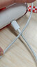 小米小米3A 编织快充数据线 1m (USB-C to USB-C) 白色 实拍图