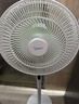 美的（Midea）【品质推荐】七叶轻音柔风电风扇/家用省电落地扇/台式电扇/广角摇头节能宿舍小型风扇 SAE35CA 实拍图