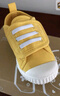 M1&M2童鞋女童帆布鞋男童室内鞋幼儿园室外小白鞋儿童鞋子女学步鞋398 黄色 24 适合脚长14.5cm 实拍图