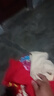 熊猫小恶魔（PANDA ADEVIL）夏季纯棉男女宽松休闲短袖T恤情侣潮 红色 XL 140-155斤 实拍图