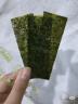 波力海苔片 儿童休闲零食 即食紫菜 寿司海苔原味罐装90克约120小包 实拍图
