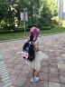 lemonkid儿童防晒帽女童遮阳帽宝宝渔夫帽婴儿男童太阳帽优雅紫小兔58 实拍图