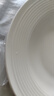 8.75英寸高颜值螺纹草帽盘纯白陶瓷餐盘简约家用意面盘子菜盘汤盘 8.75英寸螺纹草帽盘 2个装 实拍图