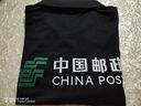 印元堂工服定制印logo工作服定做刺绣短袖文化衫t恤定制翻领班服印字 黑色 L 实拍图