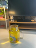 富光清然玻璃杯 高硼硅玻璃水杯子 女生便携牛奶咖啡刻度茶杯330ml 实拍图
