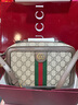 GUCCI古驰Ophidia系列小号斜挎包 米色和乌木色 均码 实拍图