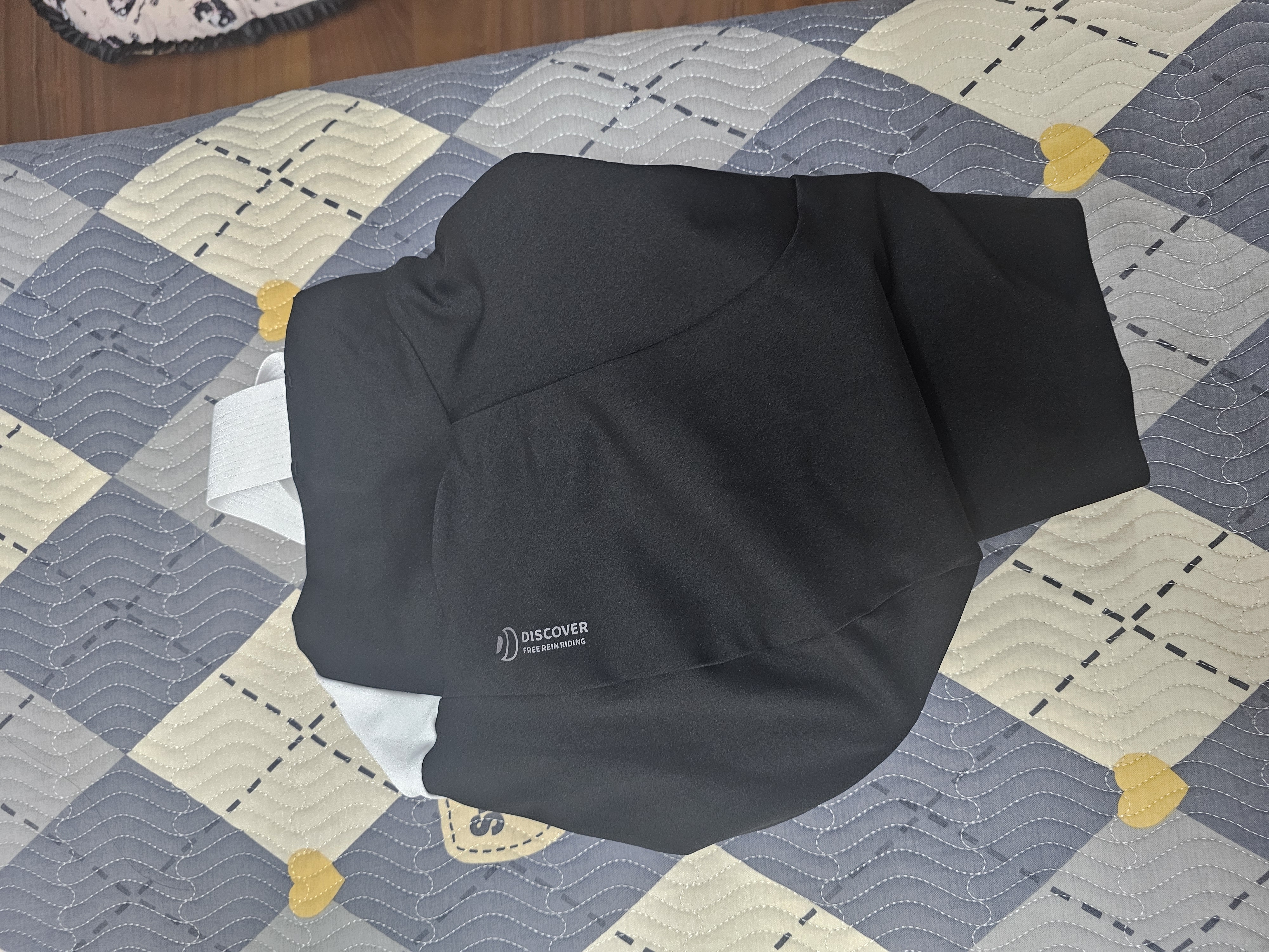 EVR双箭头骑行裤女背带短裤夏季高腰显瘦耐磨透气面料 石墨黑 M  实拍图
