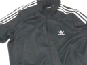 adidas经典复古运动立领夹克外套女装春季阿迪达斯官方三叶草   黑色(推荐选大一码)   L 实拍图