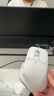 罗技（Logitech）大师系列 MX Master 3S 无线蓝牙鼠标 人体工学 办公 静音鼠标 高端 珍珠白 带无线接收器 实拍图
