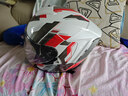 RSV摩托车头盔四分之三头盔男四季通用半盔冬季双镜挡风新国标3C认证 不屈自由-白红（升级版双镜片） 2XL (58-60CM) 实拍图
