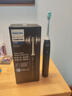 飞利浦（PHILIPS）【肖战推荐】电动牙刷钻石1系 生日七夕情人节礼物 成人情侣送男生/女友 3倍洁齿 轻松刷感 量子黑 实拍图
