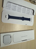 Apple/苹果 Watch Series 10 智能手表GPS款46毫米银色铝金属表壳丹宁色运动型表带M/L MX223CH/B 实拍图