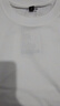 真维斯（Jeanswest）新疆棉重磅纯棉短袖t恤男女美式显白莫兰迪纯色情侣装T恤打底衫夏  白色(纯色) M (170) (30天质量问题全额退) 实拍图