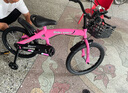 【京东物流】新款儿童自行车男女孩2-10岁脚踏车小孩单车带辅助轮 常规运动款 粉色 18寸（120厘米-140厘米） 实拍图