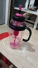 【京东物流】水杯冰霸吸管杯高颜值学生茶水分离大容量杯子 肚肚杯1个-玫红色 实拍图