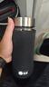 希诺（HEENOOR） 双层玻璃杯男士办公高档送礼礼盒泡茶滤网耐高温大容量商务水杯 升级-抗菌版360ml 实拍图